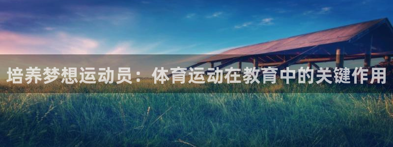 杏宇体育3：培养梦想运动员：体育运动在教育中的关键作用